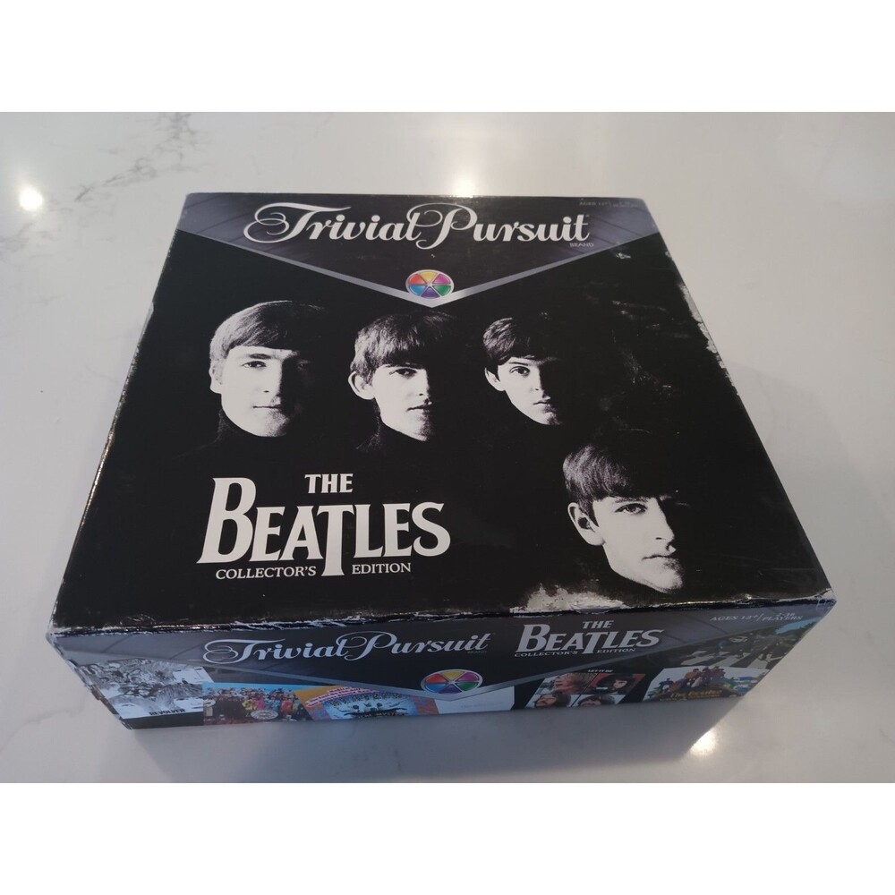 The Beatles Trivial Pursuit Board Game Collectors Edition Hasbro 2009 EUC!